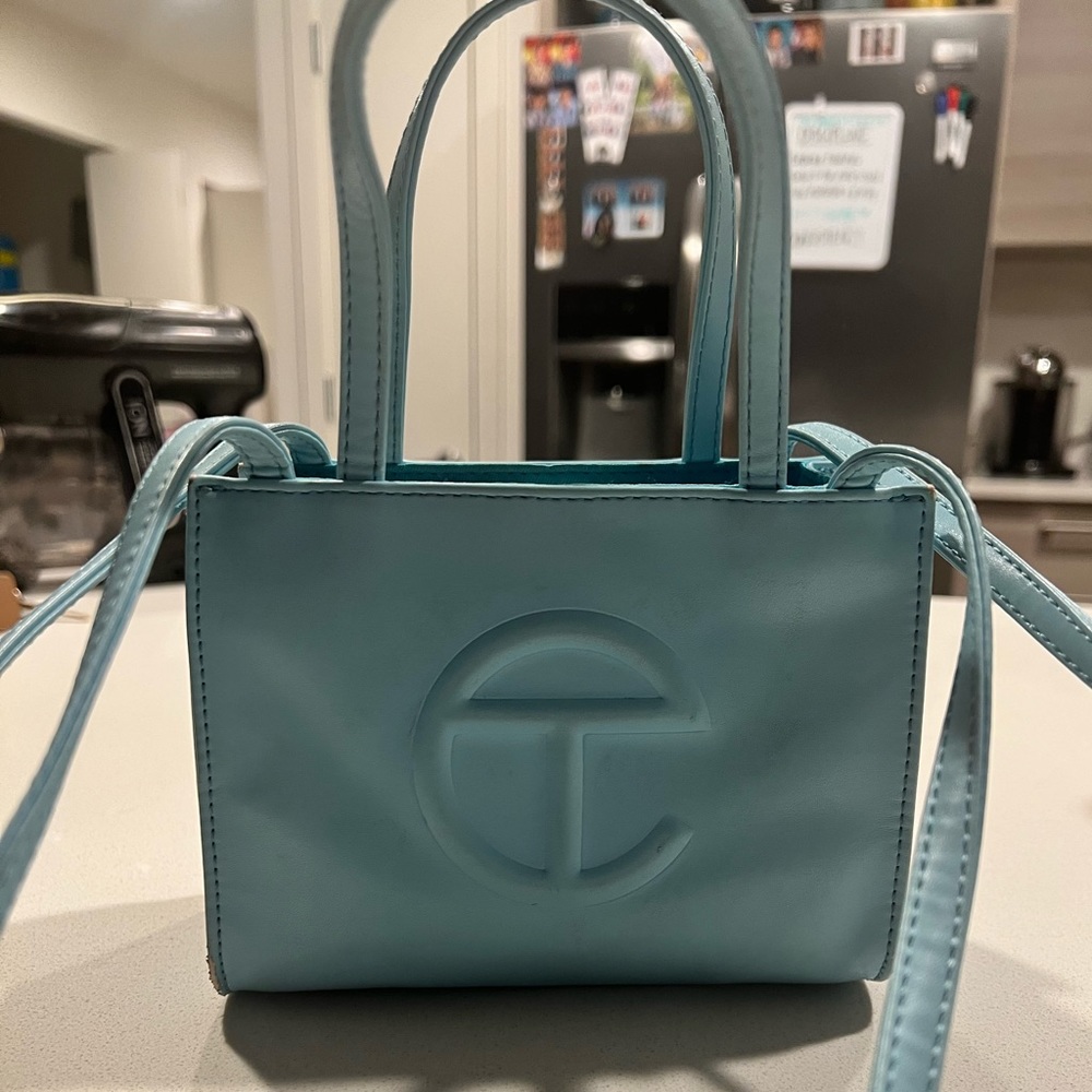Telfar Mini in Pool Blue
